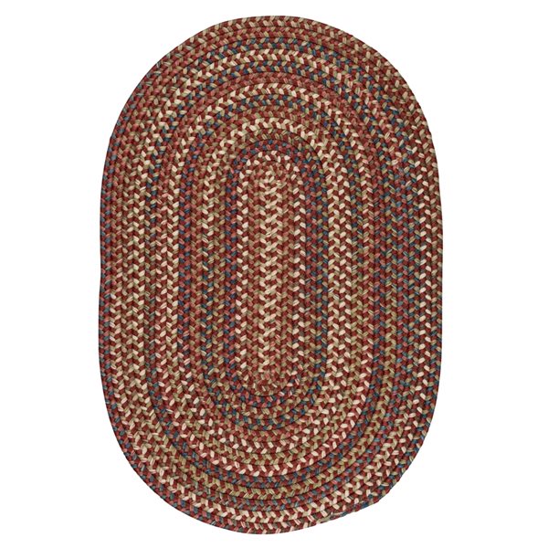 Colonial Mills Cedar Cove 2-ft x 3-ft Rust Oval Area Rug CV79R024X036 ...