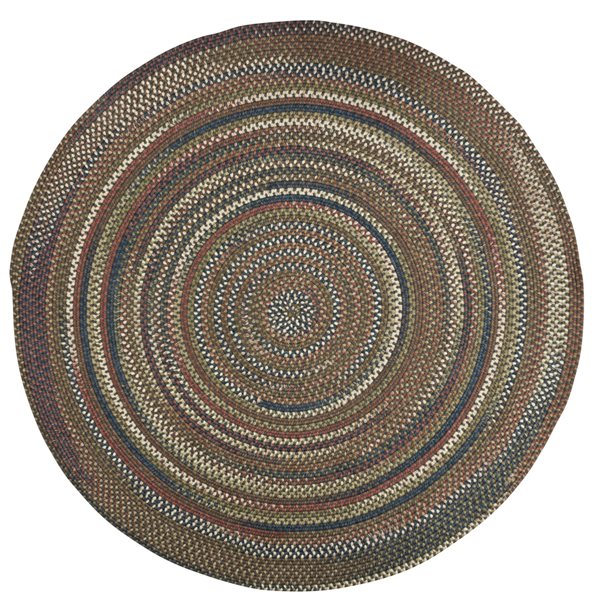 Colonial Mills Cedar Cove 7-ft x 7-ft Grey Round Area Rug CV19R084X084 ...