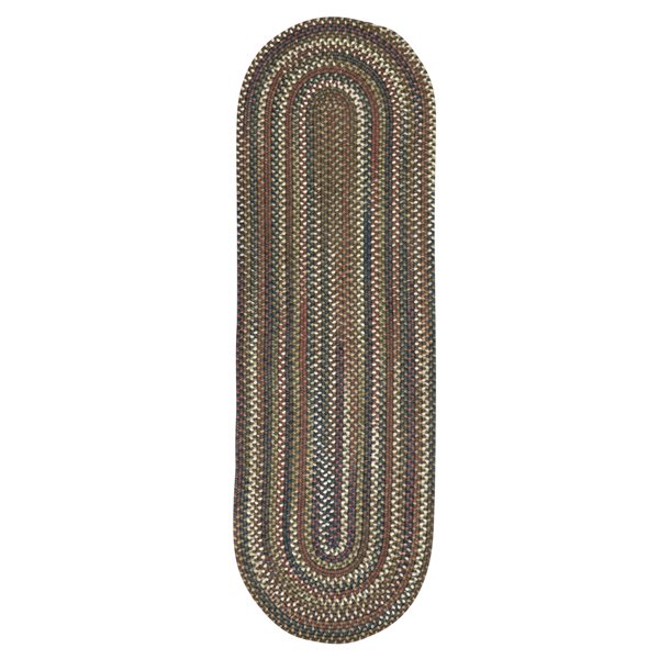 Colonial Mills Cedar Cove 2-ft x 8-ft Grey Oval Runner