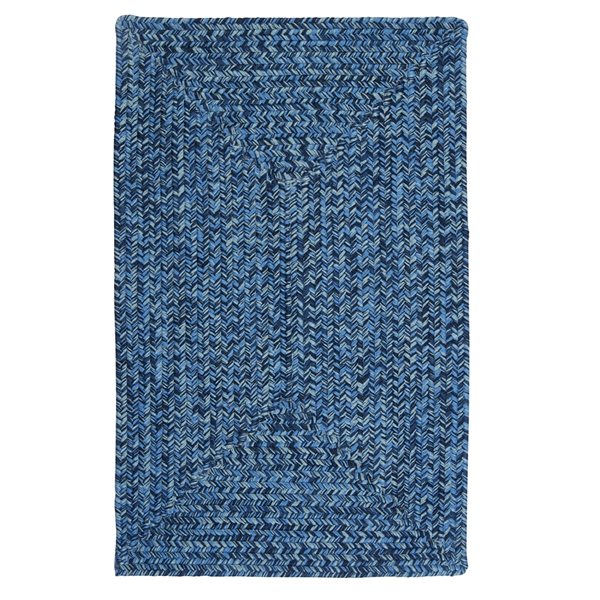 Colonial Mills Catalina 8-ft x 10-ft Blue Wave Rectangular Area Rug