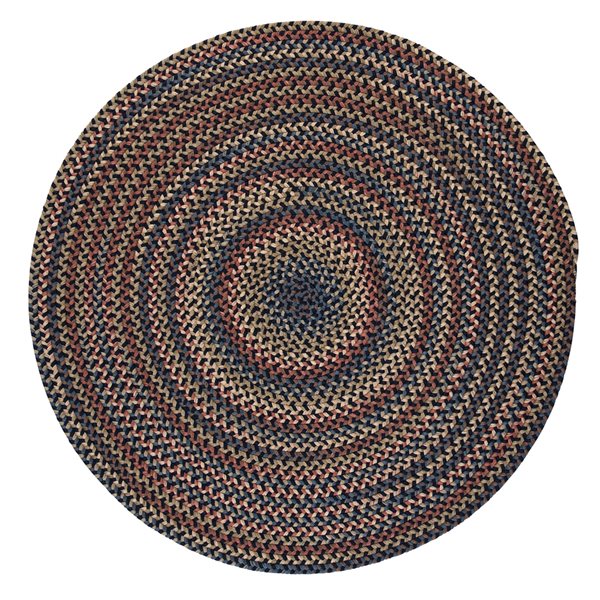Colonial Mills Cedar Cove 7-ft x 7-ft Navy Round Area Rug CV59R084X084 ...