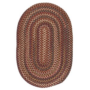 Colonial Mills Cedar Cove 3-ft x 5-ft Rust Oval Area Rug