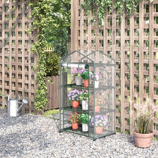 Outsunny 1.6-ft L x 2.3-ft W x 4.1-ft H Greenhouse Kit