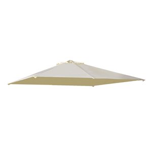 Toit de rechange pour abri de jardin Outsunny beige de 10 pi x 10 pi