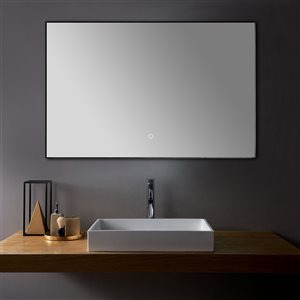 Miroir de salle de bains - 120 cm - Sans cadre
