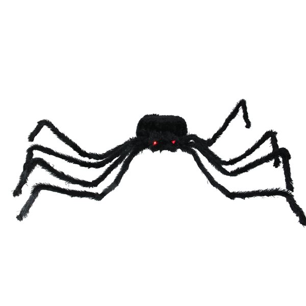 Northlight 44-in Pre-Lit Black Spider with Flashing Red Eyes