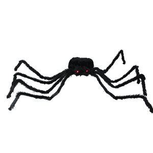 Northlight 44-in Pre-Lit Black Spider with Flashing Red Eyes