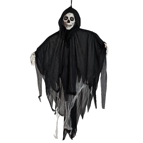 Northlight 36-in Animatronic Lighted Talking Reaper Hanging Decoration ...