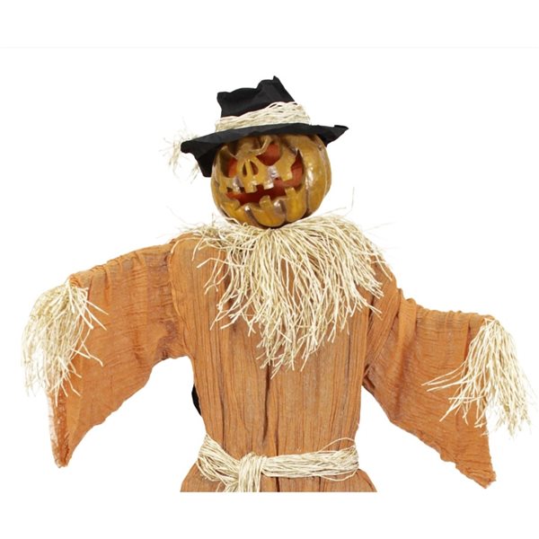 Northlight 6-ft Animatronic Lighted Jack-O’-Lantern Scarecrow Hanging Decoration