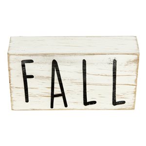 Northlight 6-in Distressed Wood Fall Tabletop Decoration
