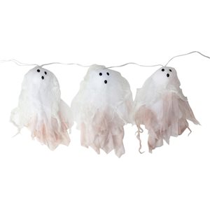 Northlight 6-Count 3.25-ft Colour Changing LED Battery-Operated Ghost Halloween String Lights