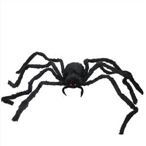 Northlight 48-in Black Spider with LED Flashing Red Eyes