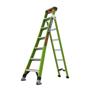 Little Giant Ladder Systems King Kombo Technical 7-ft Fibreglass 3-in-1 All-Access Combination Ladder