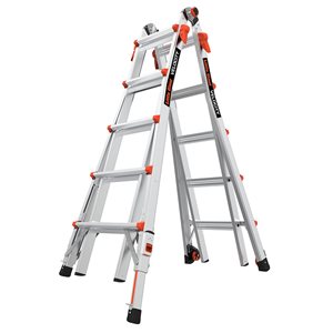 Échelle avec pattes ajustables Ratchet™ Velocity de grade CSA IA, 300 lb/136 kg par Little Giant Ladder Systems