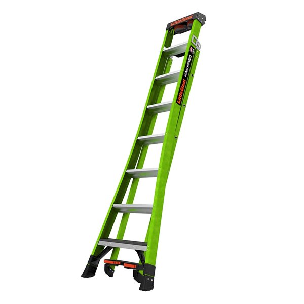 Échelle combinée 3-en-1 King Kombo industriel M8 de 8 pi en fibre de verre par Little Giant Ladder Systems