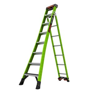 Little Giant Ladder Systems King Kombo Industrial M8 8-ft Fibreglass 3-in-1 Combination Ladder
