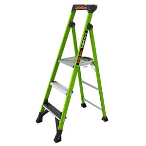 Little Giant Ladder Systems Mightylite™ 2.0 5-ft Fibreglass Type 1AA - 375 lb Capacity Step Ladder with Ground Cue™