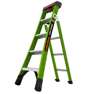 Little Giant Ladder Systems King Kombo Professional M5 5-ft Fibreglass 3-in-1 Combination Ladder