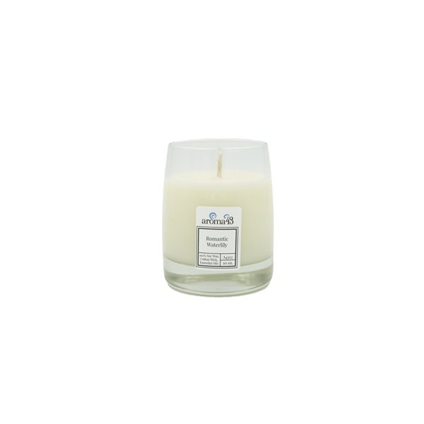 aroma43 11-oz. 1-Wick Romantic Water Lily Jar Candle A4312 | RONA