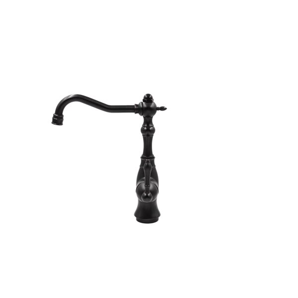 Novatto LOU Oil Rubbed Bronze 1-Handle Deck Mount Bar and Prep Handle/Lever Commercial/Residential Kitchen Faucet