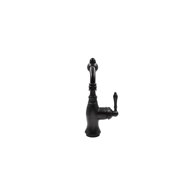 Novatto LOU Oil Rubbed Bronze 1-Handle Deck Mount Bar and Prep Handle/Lever Commercial/Residential Kitchen Faucet