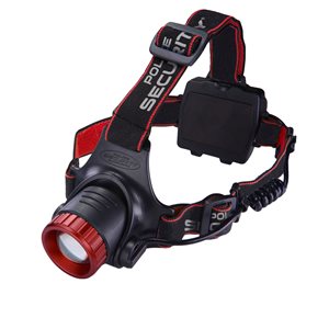 Police Security Flashlight Lookout 1000 lm LED Headlamp (Battery Included)