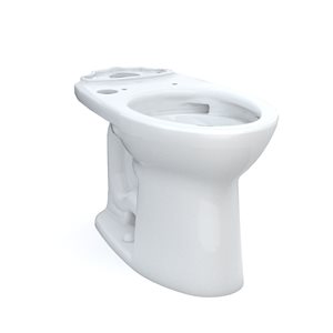 TOTO Drake Elongated Cotton White Residential universal Height Toilet Bowl