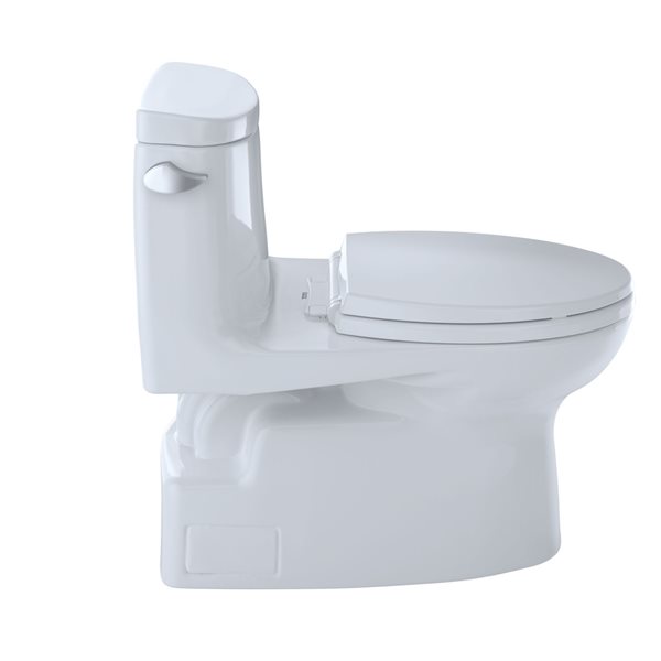 Toilette Carlyle II de TOTO blanc coton hauteur universelle une chasse et robinetterie brute de 12 po homologué WaterSense