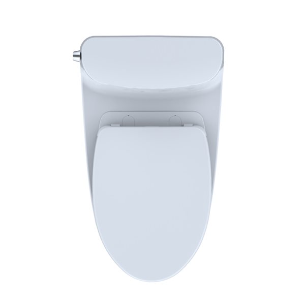 Toilette Nexus de TOTO blanc coton hauteur universelle une chasse et robinetterie brute de 12 po homologué WaterSense