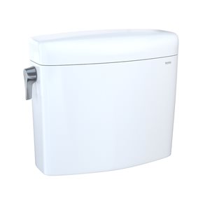 TOTO Aquia IV Cube Cotton White 1.28-GPF Dual-Flush High Efficiency Toilet Tank