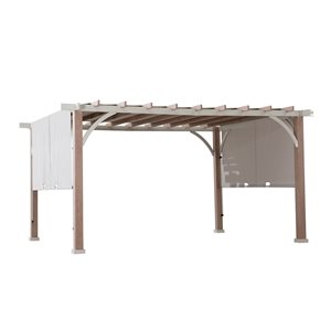 SummerCove Delrey 12-ft x 14-ft Pergola with Adjustable Canopy