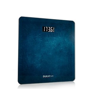 Dukap Life 400-lb Digital Blue Concrete Bathroom Scale with LED Screen Display