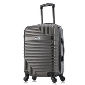 InUSA Resilience Lightweight Hardside Spinner Suitcase 20-in - Charcoal