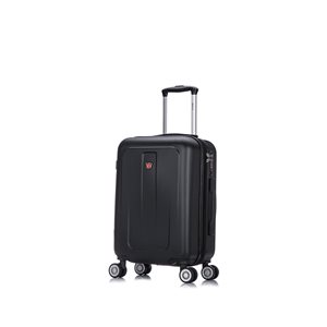 Dukap Crypto Lightweight Hardside Spinner Suitcase 20-in - Black