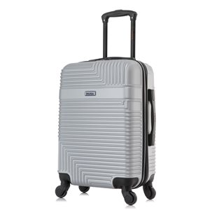 InUSA Resilience Lightweight Hardside Spinner Suitcase 20-in - Silver