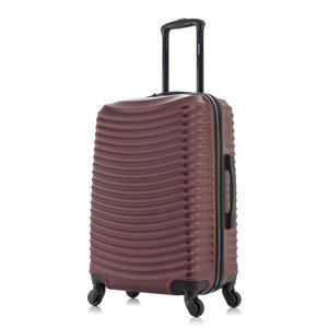 Dukap Adly Lightweight Hardside Spinner Suitcase 24-in - Wine