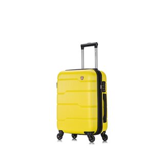 Dukap Rodez Lightweight Hardside Spinner Suitcase 20-in - Yellow