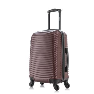 Dukap Adly Lightweight Hardside Spinner Suitcase 20-in - Wine