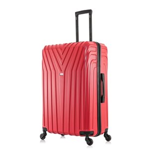 InUSA Vasty Lightweight Hardside Spinner Suitcase 28-in - Red