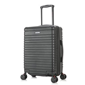 InUSA Deep Lightweight Hardside Spinner Suitcase 20-in - Black