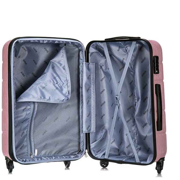 Dukap Rodez Lightweight Hardside Spinner Suitcase 28-in - Rose Gold ...
