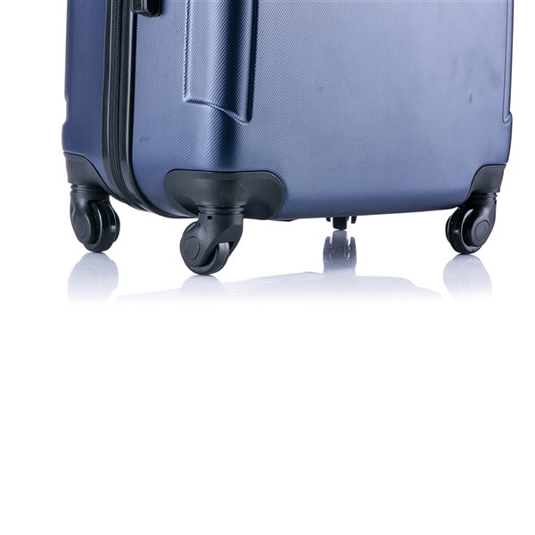 InUSA Pilot Lightweight Hardside Spinner Suitcase 28-in - Navy Blue