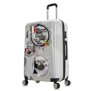 InUSA Prints Lightweight Hardside Spinner Suitcase 28-in - World
