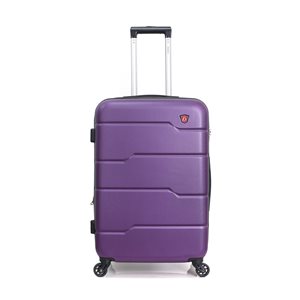 Dukap Rodez Lightweight Hardside Spinner Suitcase 20-in - Purple