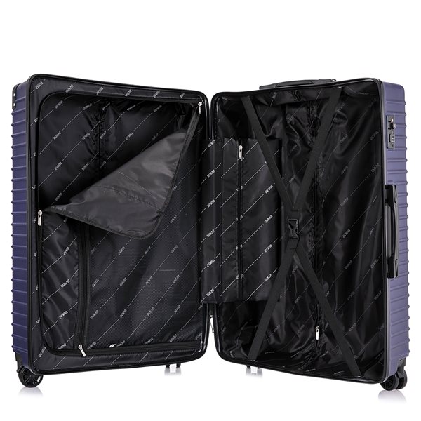Dukap Tour Lightweight Large 28-in Blue Suitcase