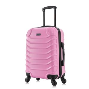 InUSA Endurance Lightweight Hardside Spinner Suitcase 20-in - Pink