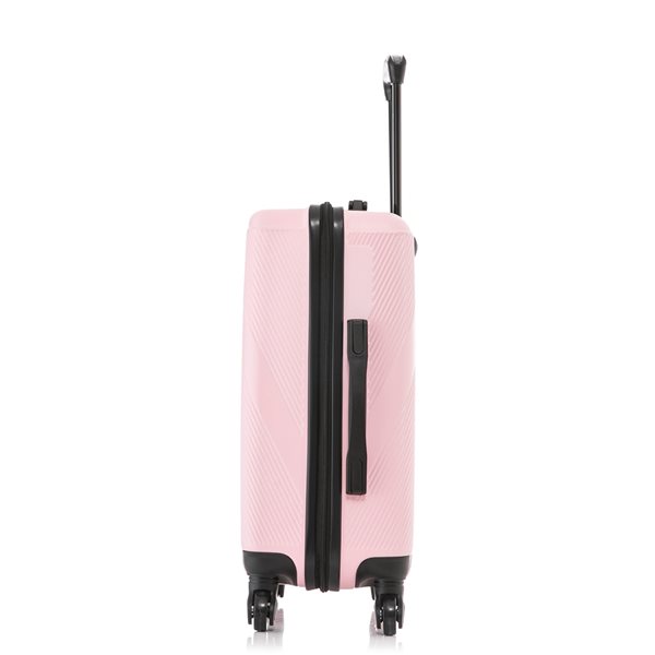 Dukap Discovery Lightweight Hardside Spinner Suitcase 20-in - Pink