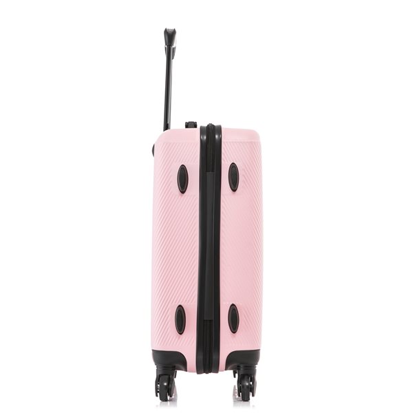 Dukap Discovery Lightweight Hardside Spinner Suitcase 20-in - Pink