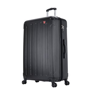 Dukap Hardside Spinner Suitcase 32-in with Integrated Digital Weight Scale - Black