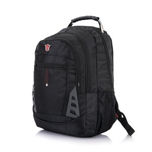 Dukap Precision Black Executive Backpack for Laptops up to 15.6-in